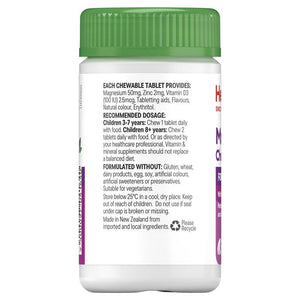 Healtheries For Kids Magnesium With Vit D 60 Chewable Tablets