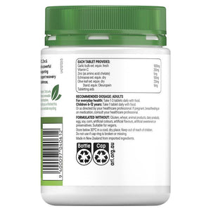 Healtheries Garlic, Vit C, Zinc & Echinacea With Olive Leaf 200 Tablets
