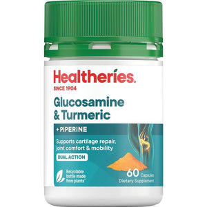 Healtheries Glucosamine & Turmeric 60 Capsules