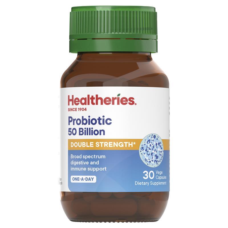 Healtheries Probiotic 50 Billion 30 Capsules