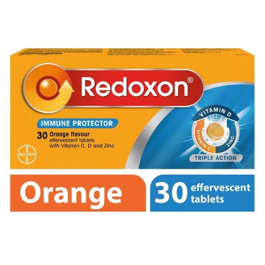 Redoxon Immunity Orange Flavour 30 Effervescent Tablets EXP2024/11