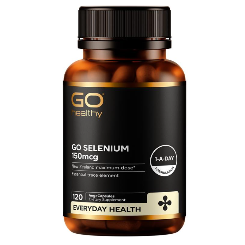 GO Healthy Selenium 150mcg 120 VegeCapsules