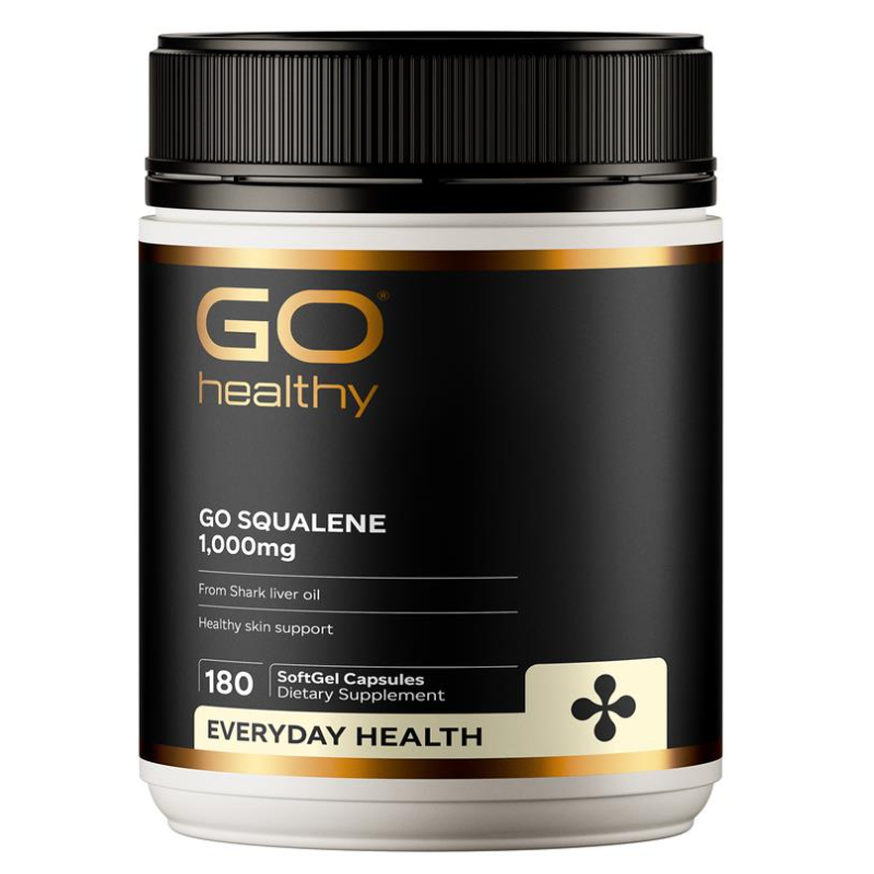 GO Healthy Squalene 1,000mg 180 SoftGel Capsules