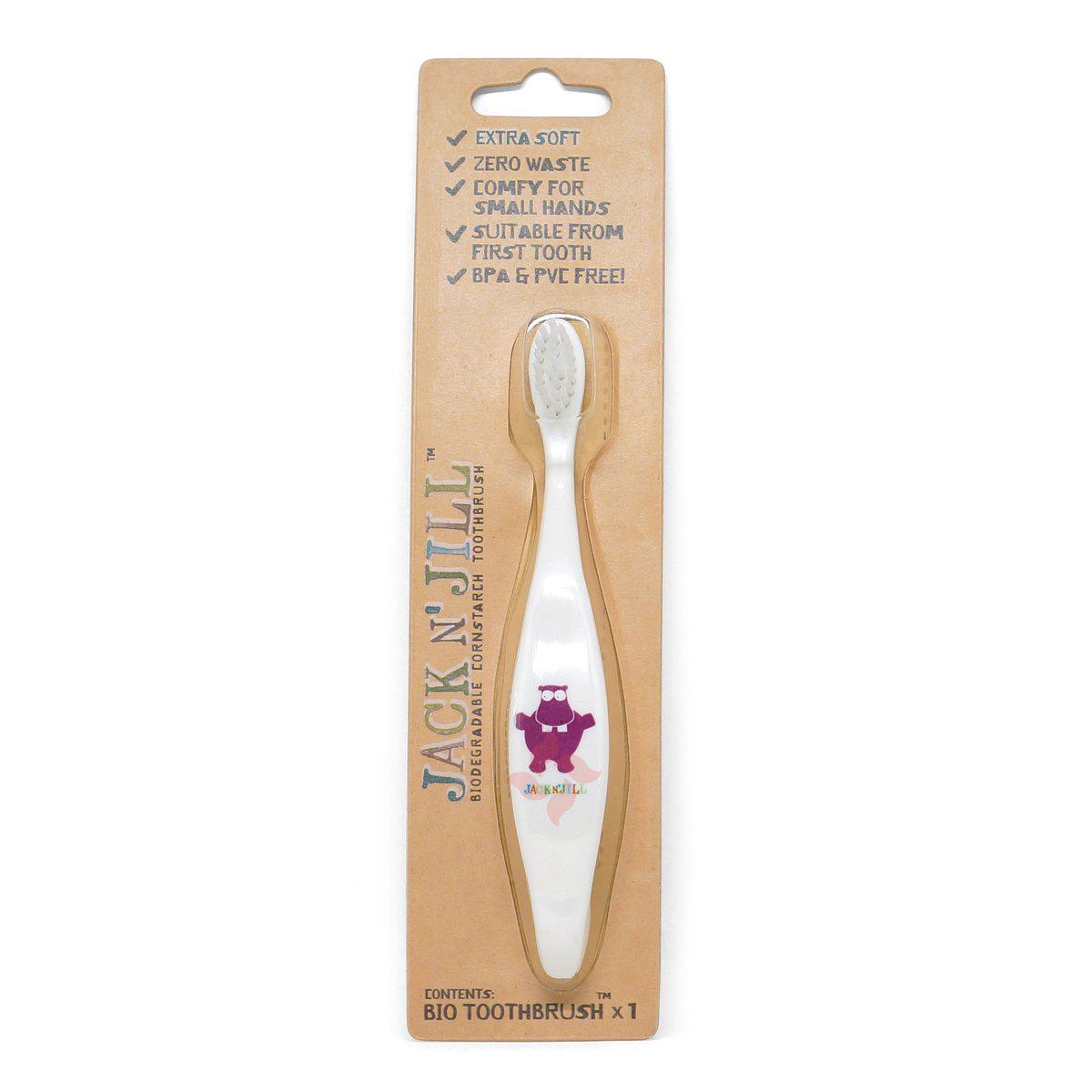 Jack n Jill Bio Toothbrush Hippo