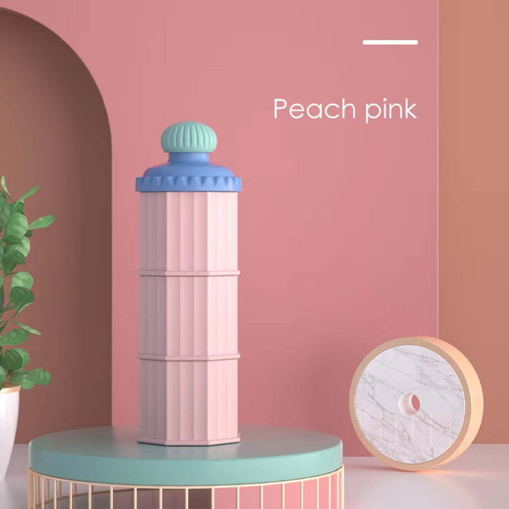 portable three-layer milk powder box