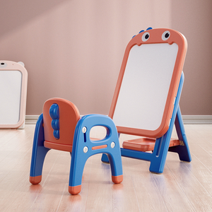 Children Multifunctional Drawing Board Desk with Chair