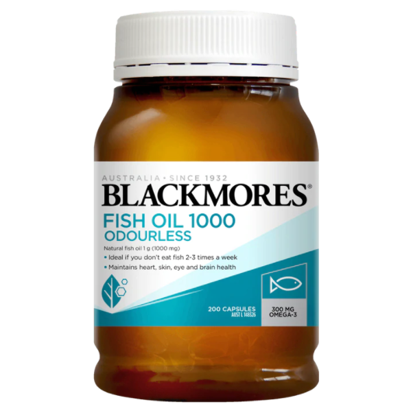 Blackmores Odourless Fish Oil 1000mg 400 Capsules
