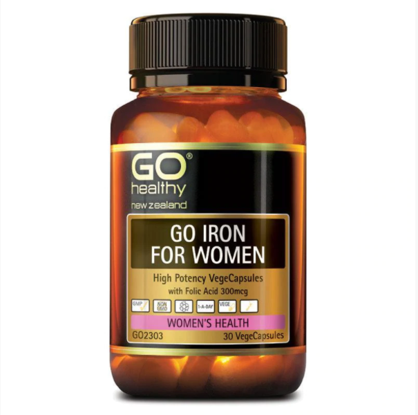 Go Healthy Iron For Women 30 Vege capsules