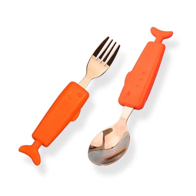 Children's knife and fork combination