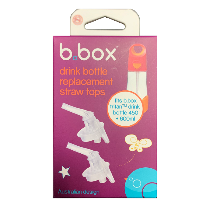 B.Box Tritan Drink Bottle Replacement Straw Pack