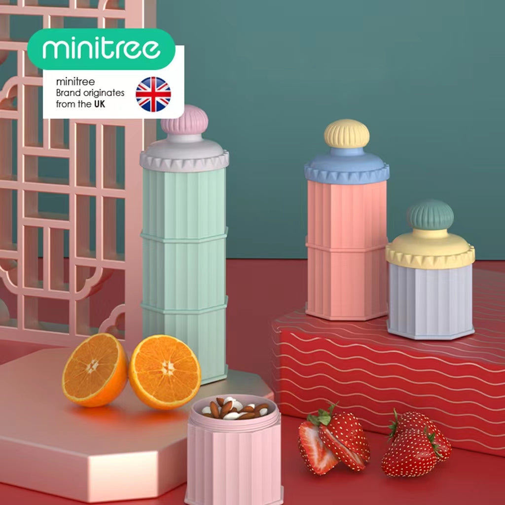 portable three-layer milk powder box