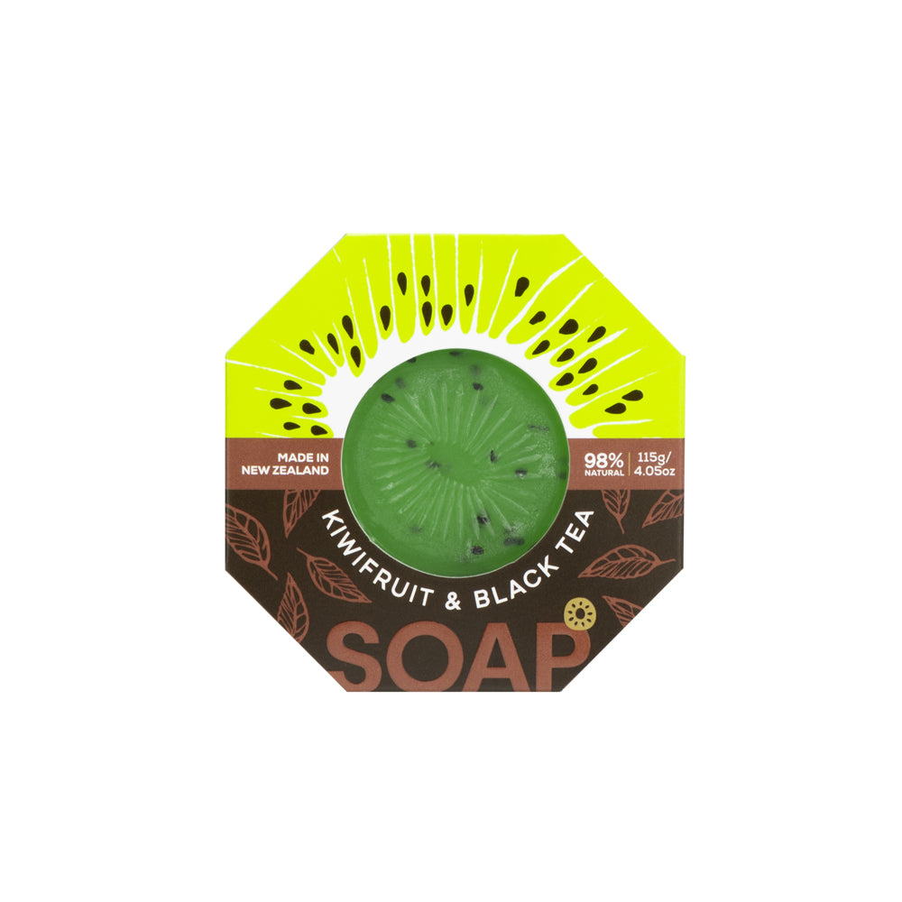 Parrs KiwiFruit & Black Tea Soap 98% Natural 115g