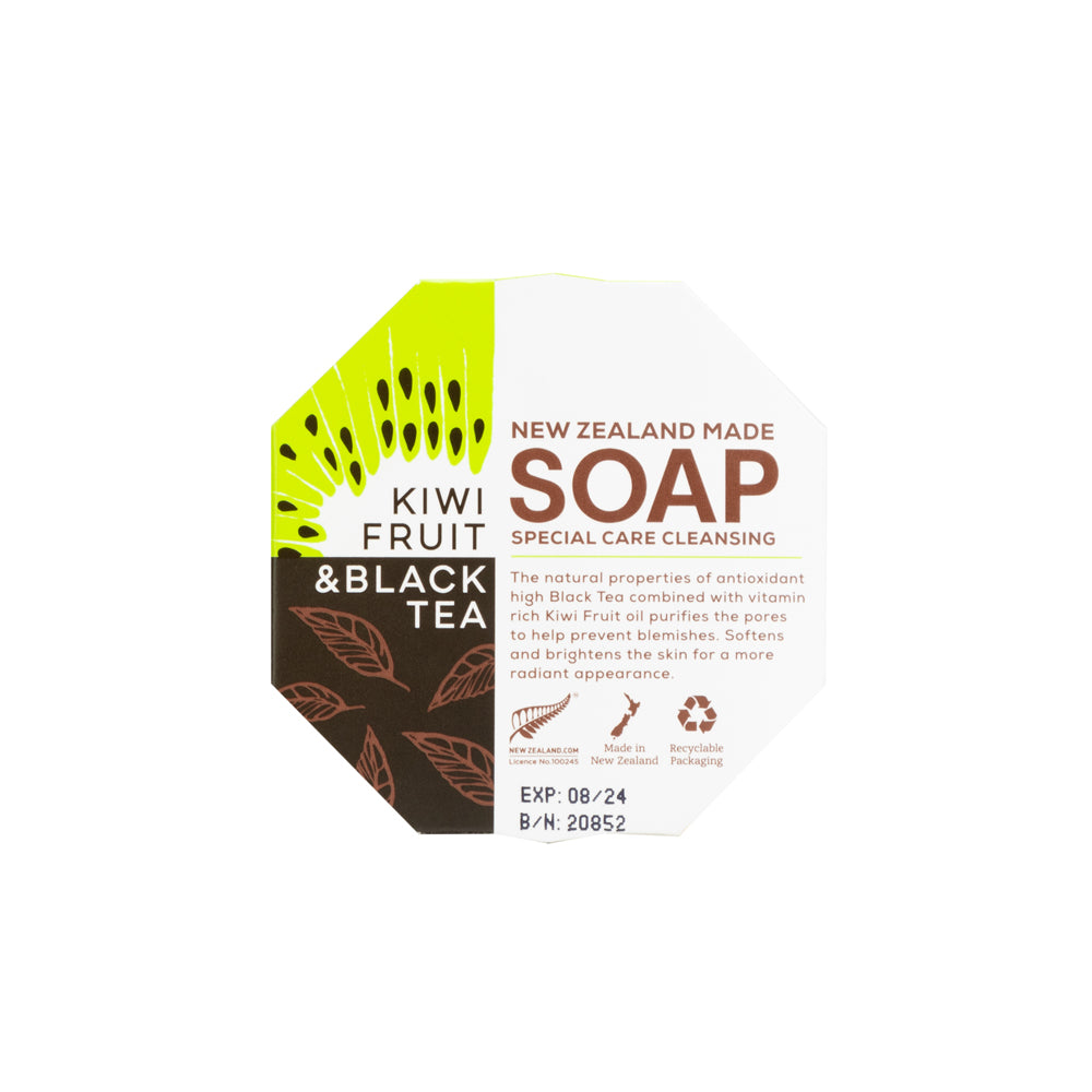 Parrs KiwiFruit & Black Tea Soap 98% Natural 115g