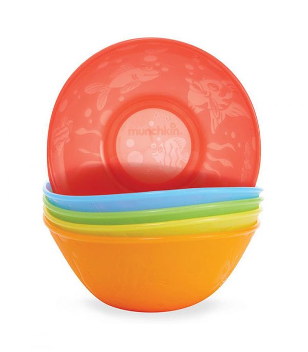 Munchkin, Multi Bowls, 6+ Months, 5 Bowls, 12 oz Each
