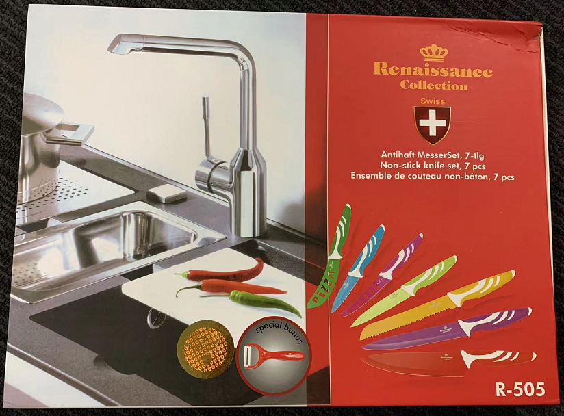 Renaissance Collection Swisse Knife Set