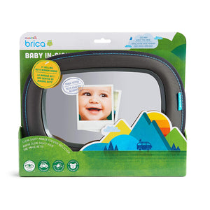 Munchkin Brica Baby In-Sight Car Mirror, Crash Tested and Shatter Resistant