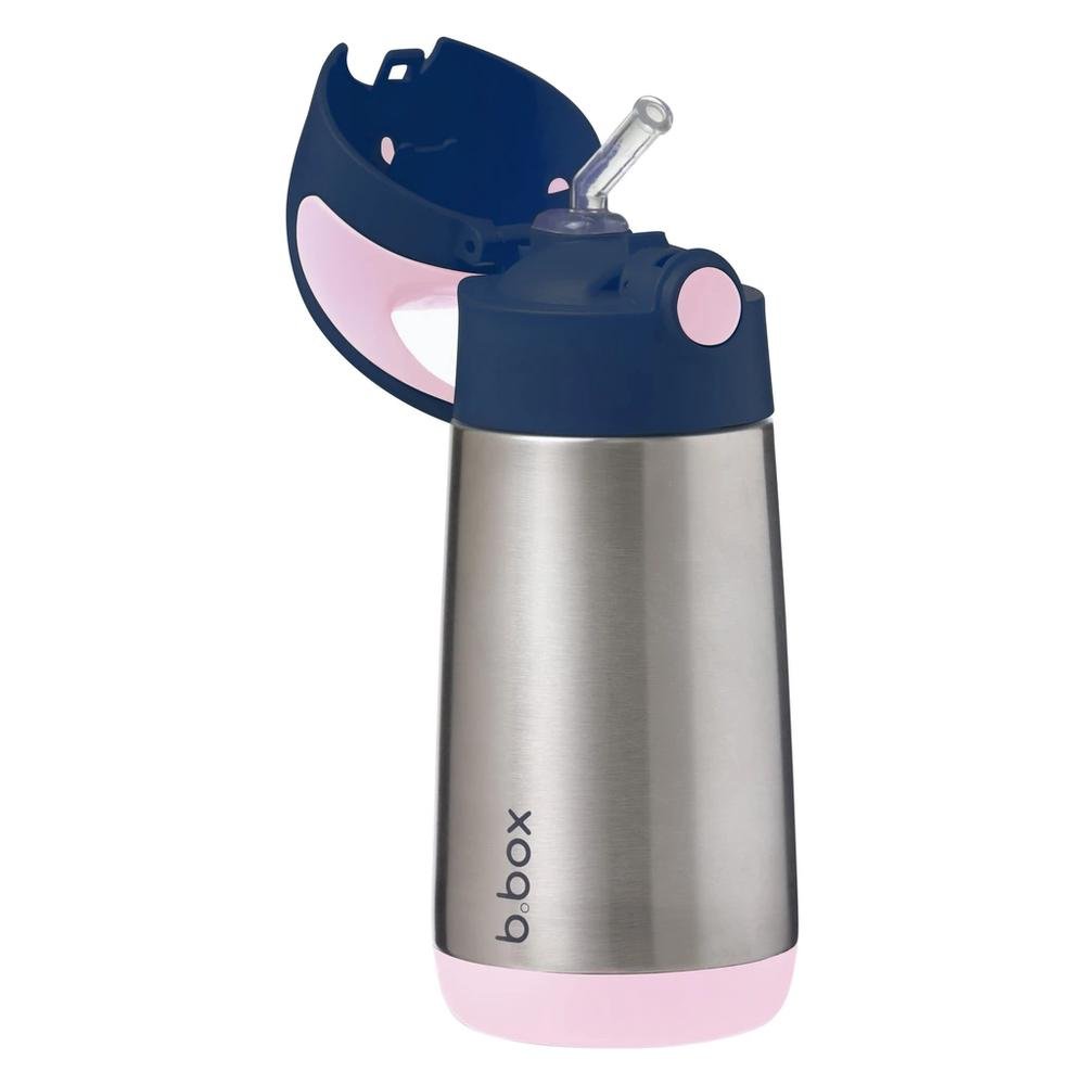 【SALE】B.Box Insulated Drink Bottle Indigo Rose 12 months+ 350 ml