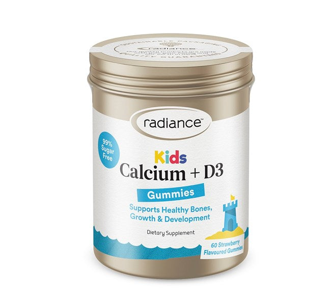Radiance Kids Calcium & Vitamin D3 60s Gummies