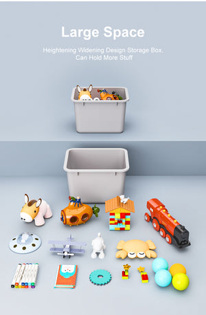 Car Shape Toy Storage Organizer with Kids Toy Shelf and Multi Toy Bins