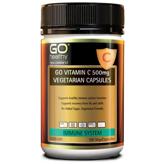 GO HEALTHY Vitamin C 500mg Soft Capsules 100 Caps Expiry date