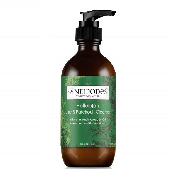 Antipodes-Hallelujah Lime & Patchouli Cleanser 200ml