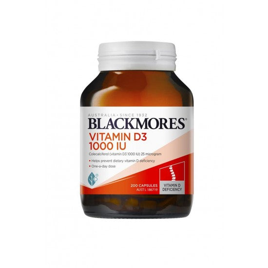 Blackmores Vitamin D3 1000 IU Capsules