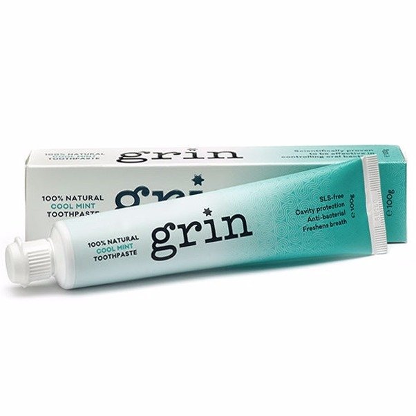 GRIN Natural Toothpaste Cool Mint 100g