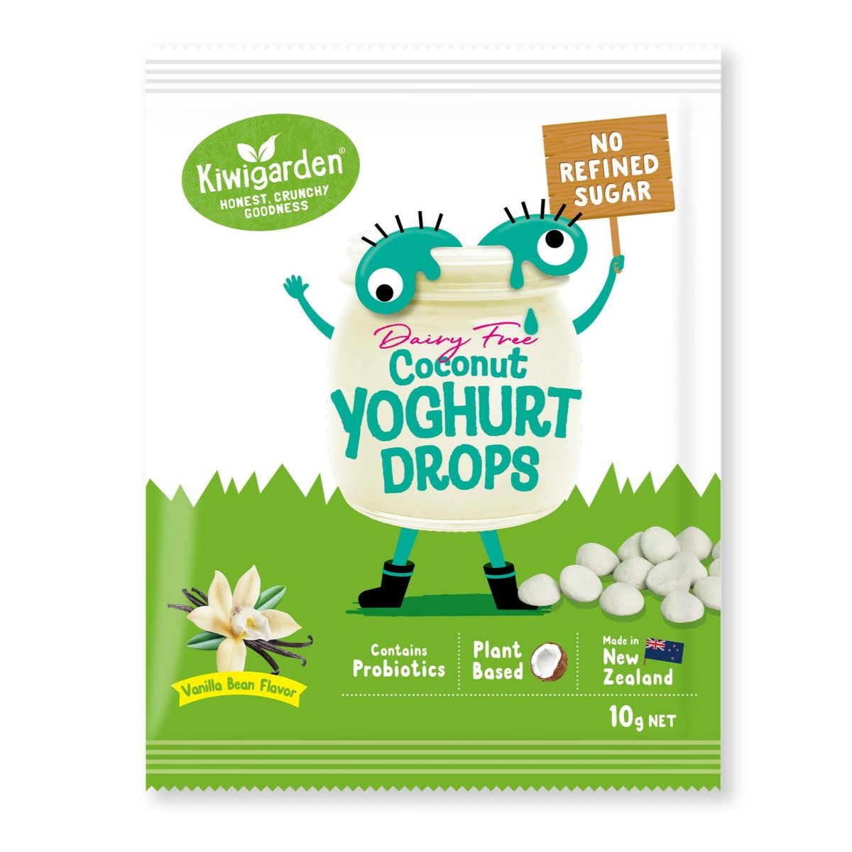 Vanilla Coconut yoghurt drops (Dairy Free) 10g