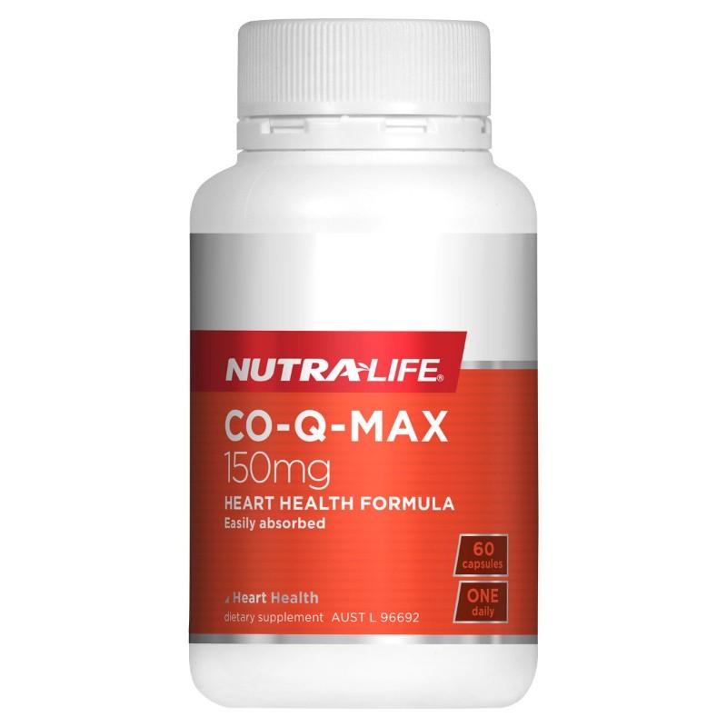 Nutra-Life Co Q Max 150mg with Fish Oil & Vitamin E 60caps