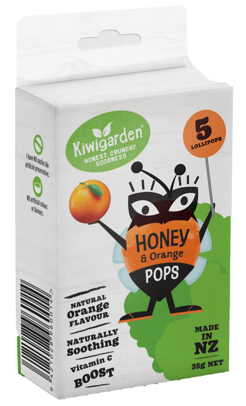 NEW！Kiwigarden Honey & Orange pop 5x7g